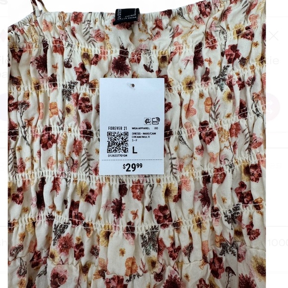 NWT Forever 21 Floral Maxi Dress - Picture 2 of 5